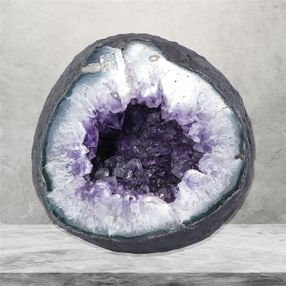 Amethyst-Höhle, 14cm, Unikat 505 | Großhändler Edelsteine, Heilsteine & Schmuck