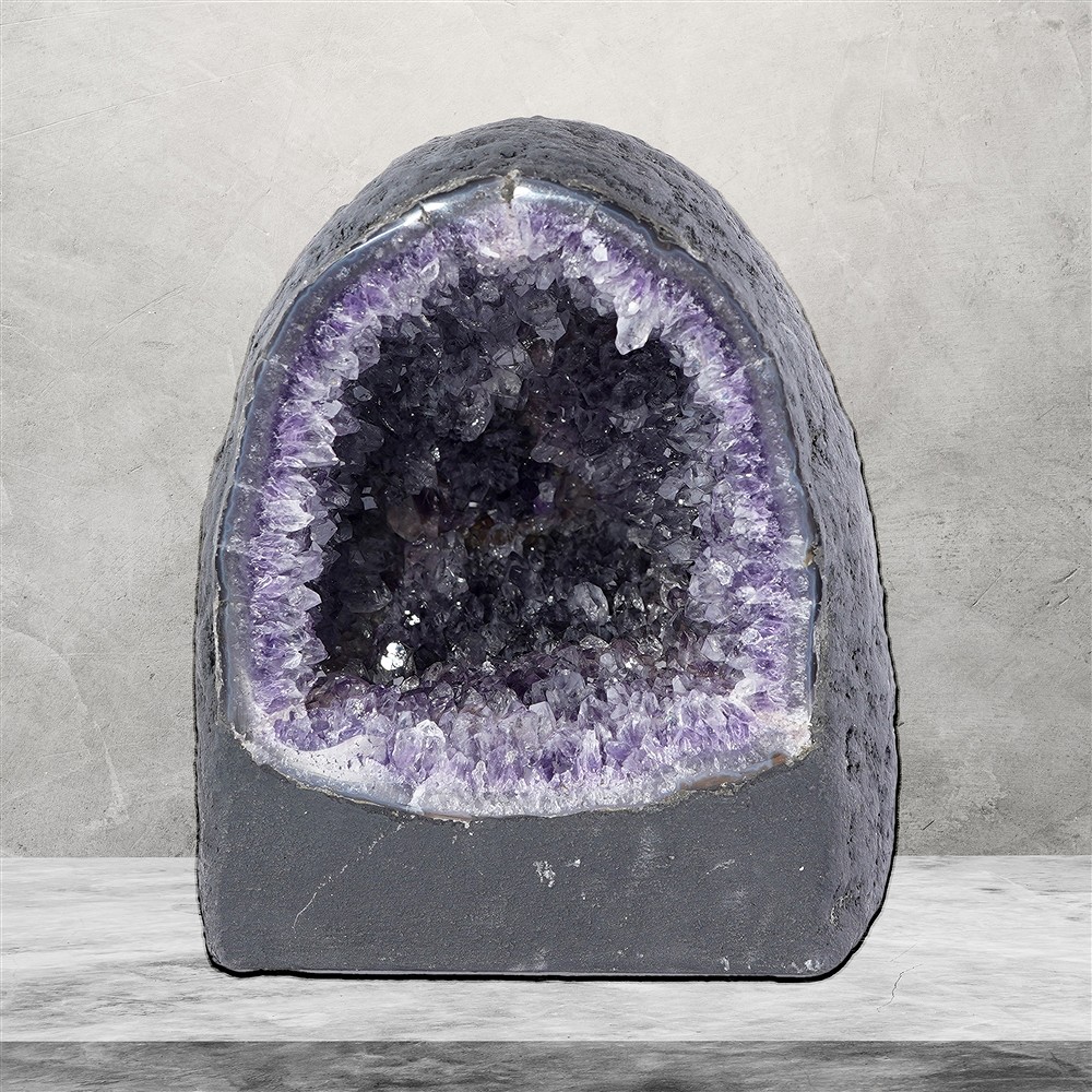 Ametista druse unica #508 | Ingrosso Schreier; gemme, pietre curative e gioielli