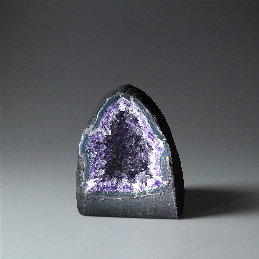 Amethystdruse poliert, 13cm, Unikat 563 | GH Edelsteine, Heilsteine & Schmuck