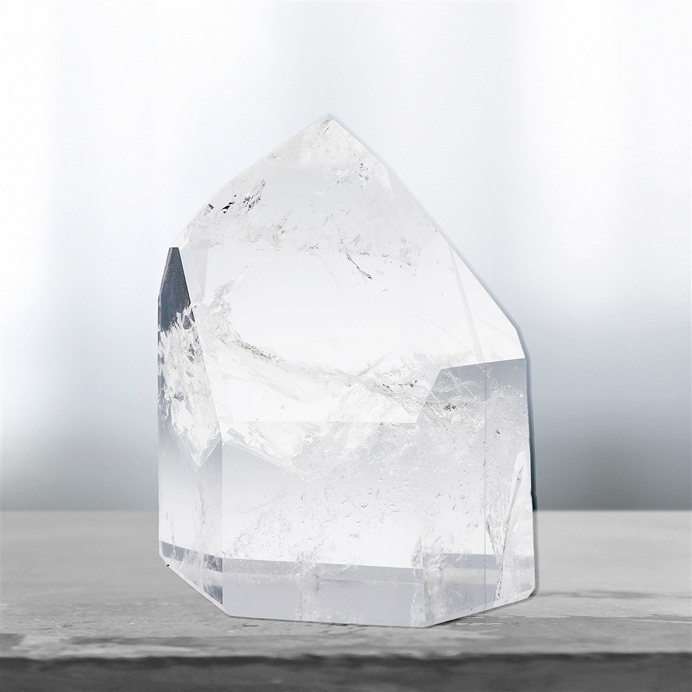 Rock crystal tip unique 001 | Schreier wholesale; gems, healing stones & jewelry