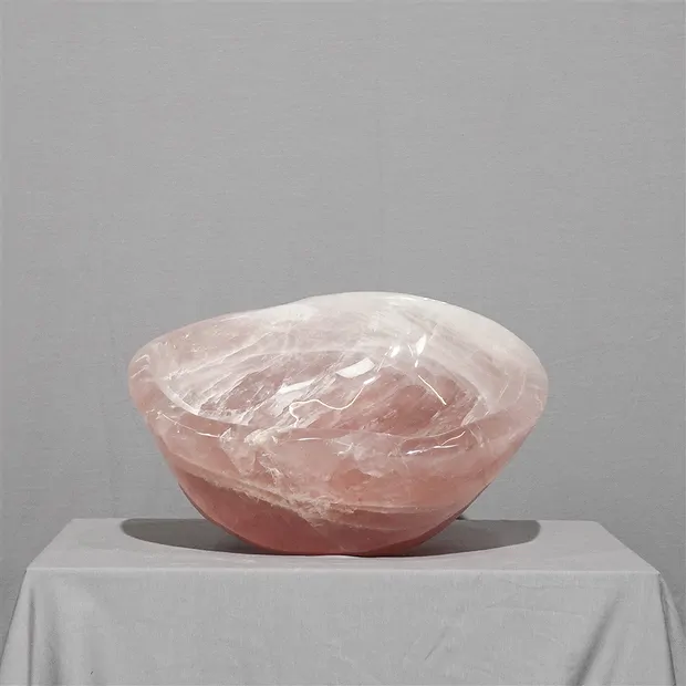 Rosenquarz-Schale Unik. 003  | Großhändler Edelsteine, Heilsteine & Schmuck