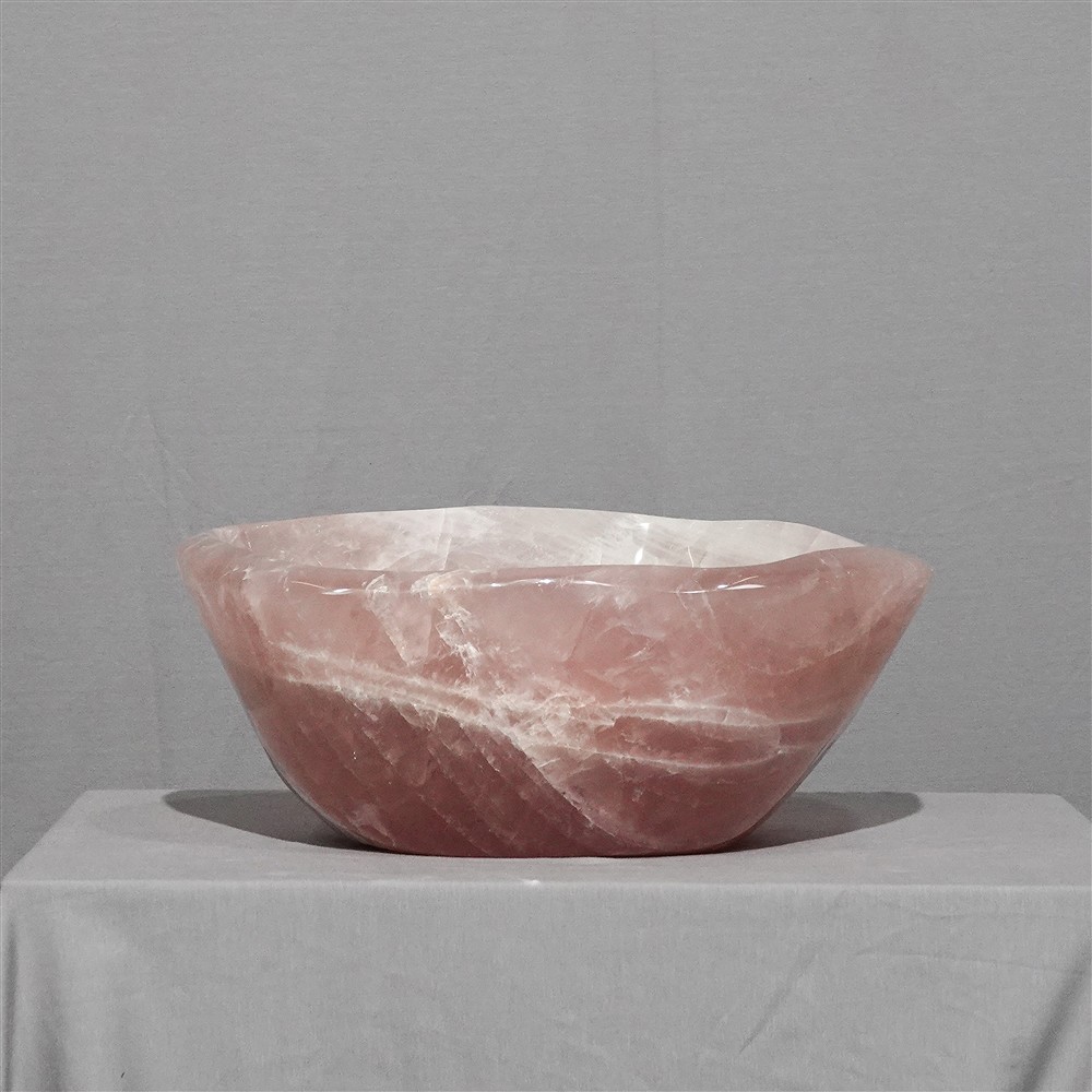 Rosenquarz-Schale Unik. 004 | Mineralien-Handel Edelsteine, Heilsteine & Schmuck