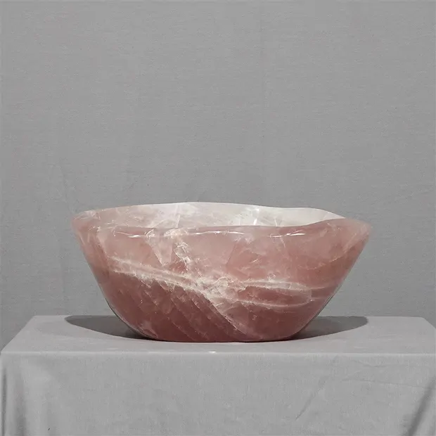 Rosenquarz-Schale Unik. 004 | Mineralien-Handel Edelsteine, Heilsteine & Schmuck