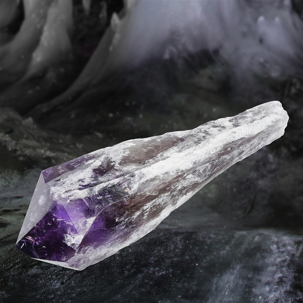 Amethyst Point unique 230, 22,5cm | wholesaler gems, healing stones & jewelry
