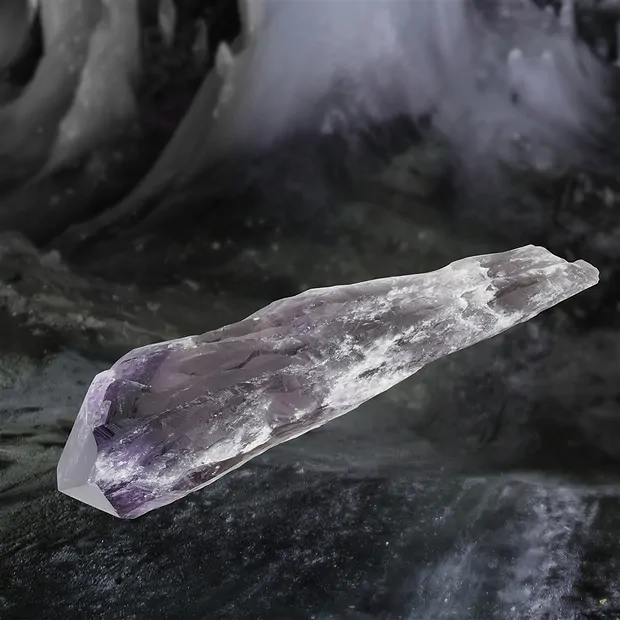 Amethyst-Spitze Unikat 234, 27,5cm | Großhandel Edelsteine, Heilsteine & Schmuck