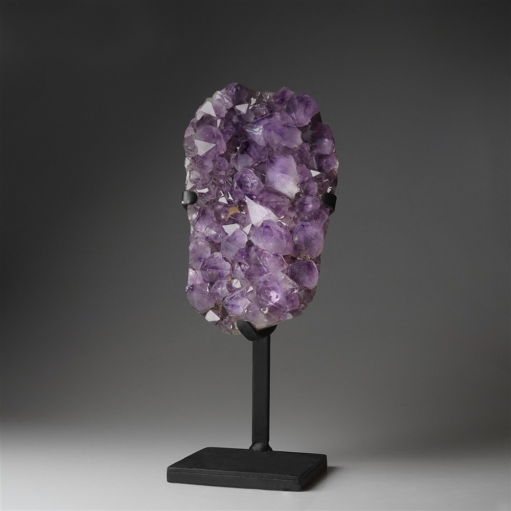 Formation Améthyste sur support, 32cm, Pièces uniques 252 | Marco Schreier