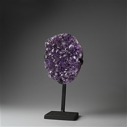 2806012255 Formation amethyst on stand, 28cm, unique 255 | wholesaler gems & healing stones