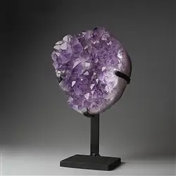 2806012256 Formation Amethyst auf Ständer, 32,5cm, Unikat 256 | Marco Schreier