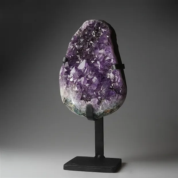 Formation amethyst on stand, 35cm, unique piece 257 | Marco Schreier