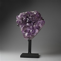 2806012258 Formazione di ametista su supporto, 33 cm, unico 258 | Marco Schreier