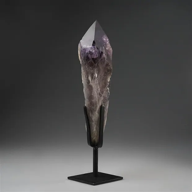 Amethyst Point on stand, 29cm, unique 259 | wholesaler gems & healing stones