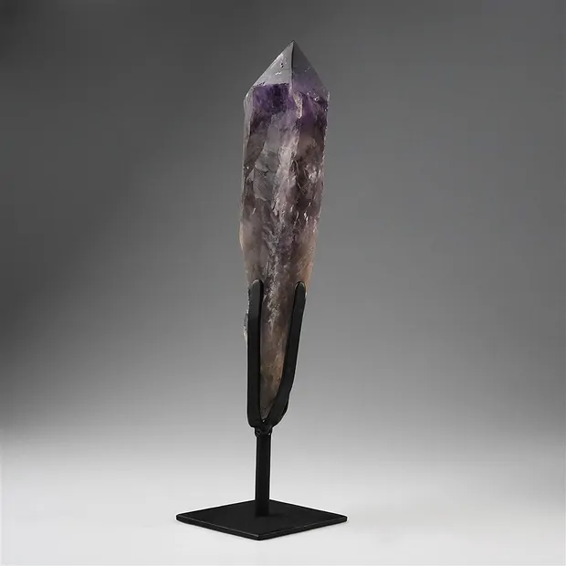 Amethyst Point on stand, 32.5cm, unique 261 | wholesaler gems & healing stones