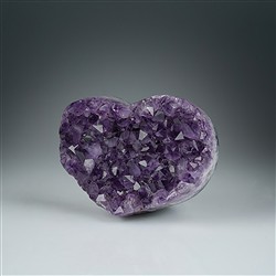 2806012309 Corazón de amatista, 13 x 9 cm, único 309 | Marco Schreier