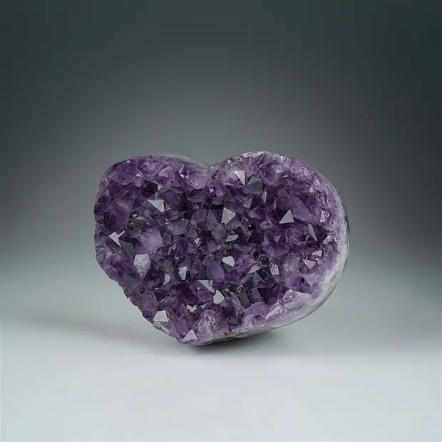 Herz Amethyst, 13 x 9cm, Unikat 309 | Schreier Edelsteine, Heilsteine & Schmuck