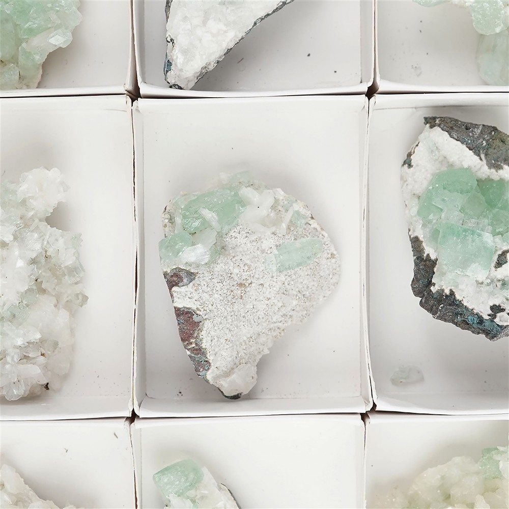 Zéolite / Apophyllite Flat Pièces uniques 008 | Marco Schreier