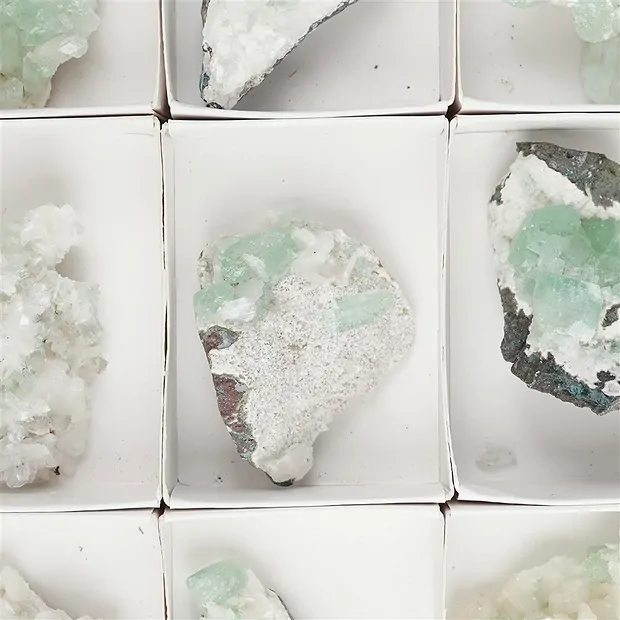 Zéolite / Apophyllite Flat Pièces uniques 008 | Marco Schreier