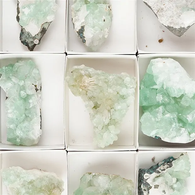 Zéolite / Apophyllite Flat Pièces uniques 011 | Marco Schreier