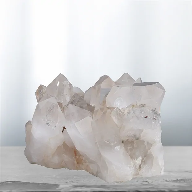 Cristallo di rocca a gradini esemplare unico 065, 18 cm | Marco Schreier