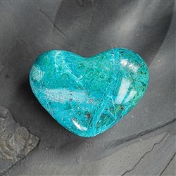 2806051003 Coeur Chrysocolle (stab.), 08 x 6cm, Pièces uniques 003 | Marco Schreier