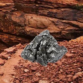 Meteorit (Campo del Cielo), 5,1cm, Unikat 072 | Edelsteine, Heilsteine & Schmuck