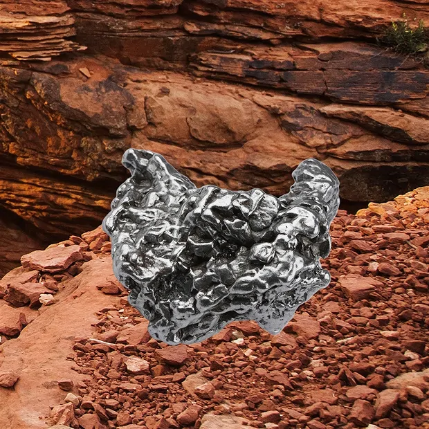 Meteorite (Campo del Cielo), 4.9cm, unique specimen 074 | Marco Schreier