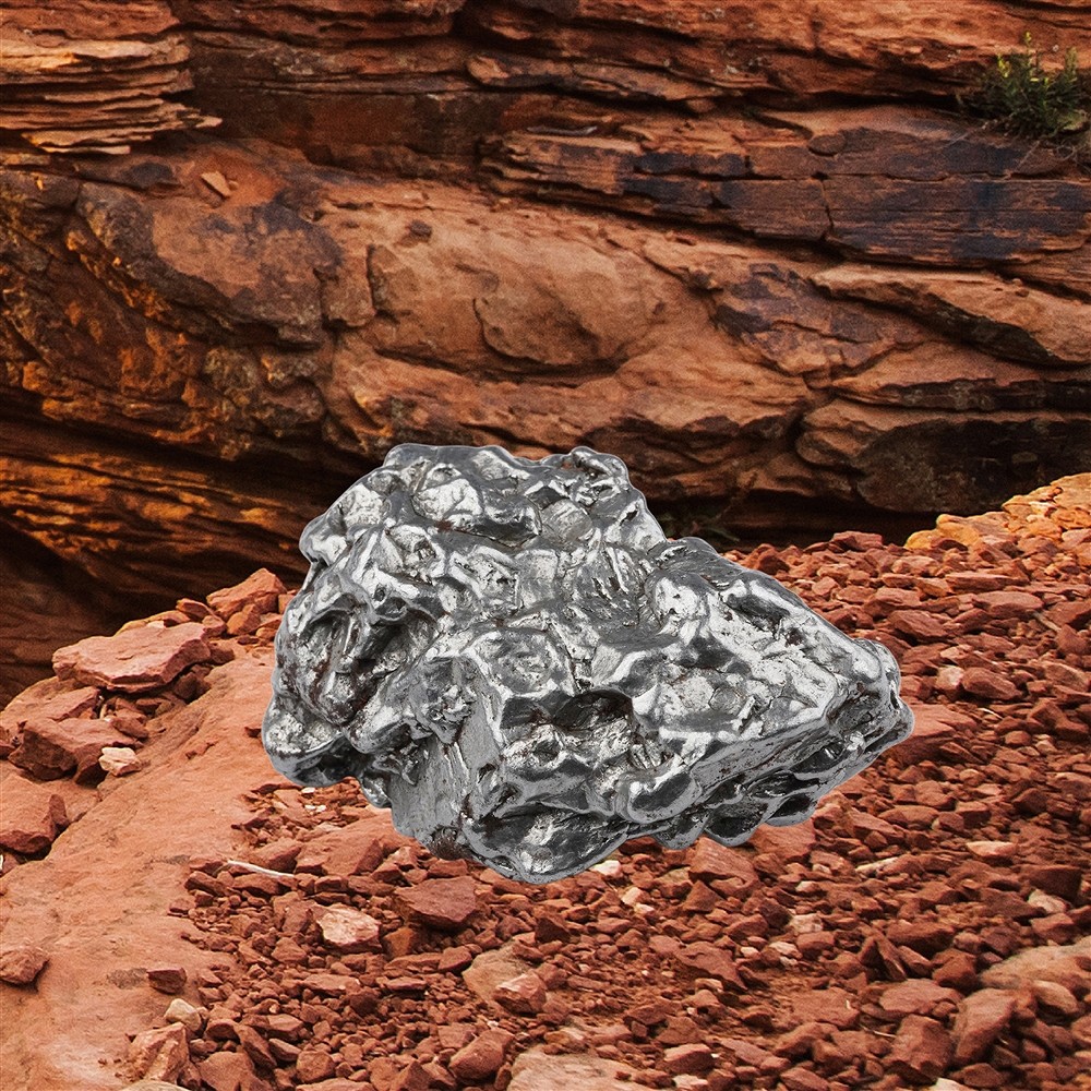 Meteorito (Campo del Cielo), 4,8cm, ejemplar único 075 | Marco Schreier