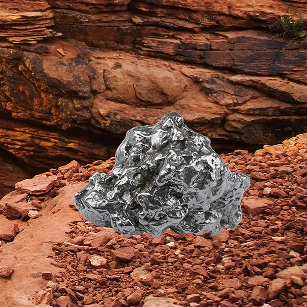 Meteorit (Campo del Cielo), 3,8cm, Unikat 083 | Edelsteine, Heilsteine & Schmuck