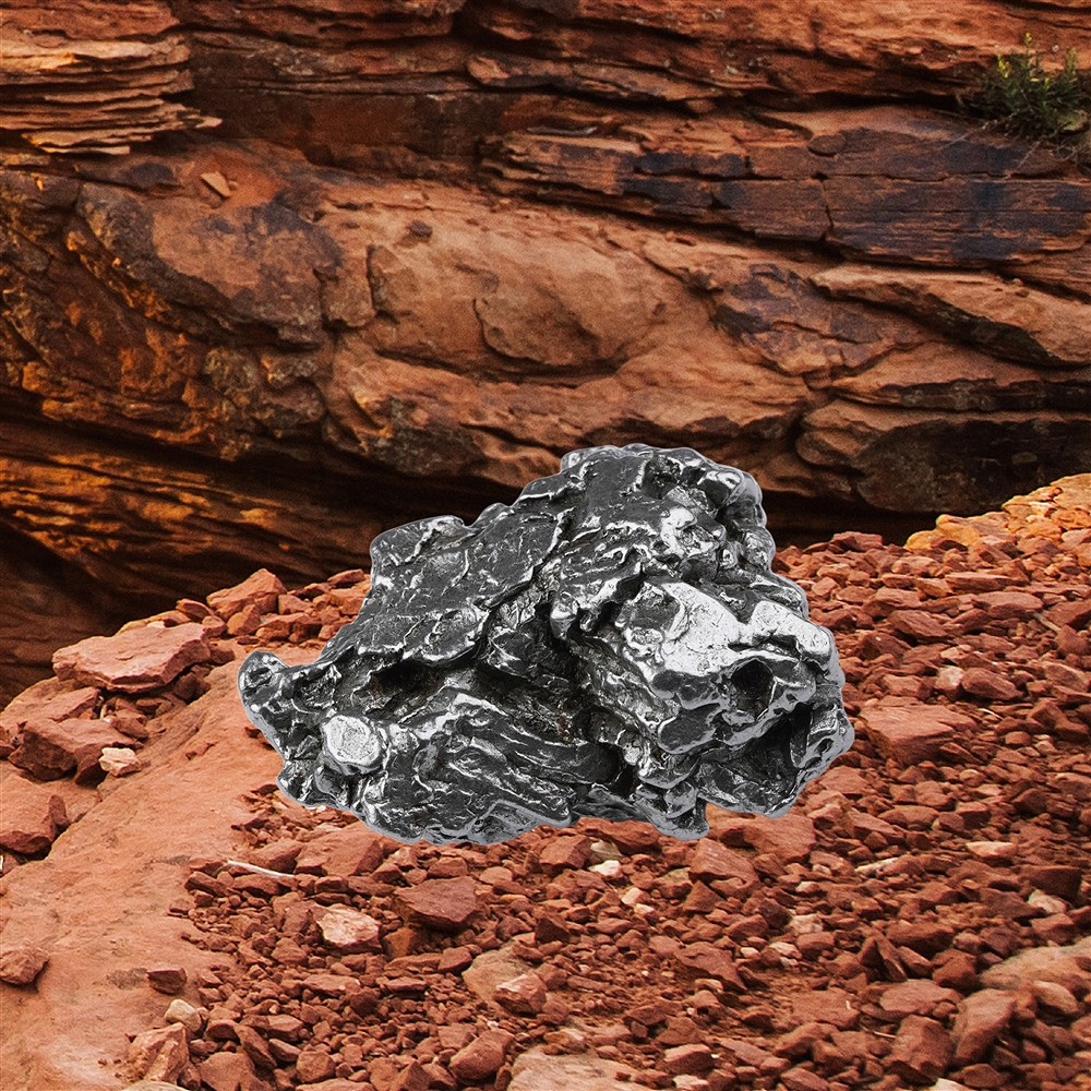 Meteorit (Campo del Cielo), 4,8cm, Unikat 084 | Edelsteine, Heilsteine & Schmuck