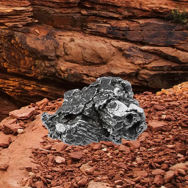 Meteorit (Campo del Cielo), 4,8cm, Unikat 084 | Edelsteine, Heilsteine & Schmuck