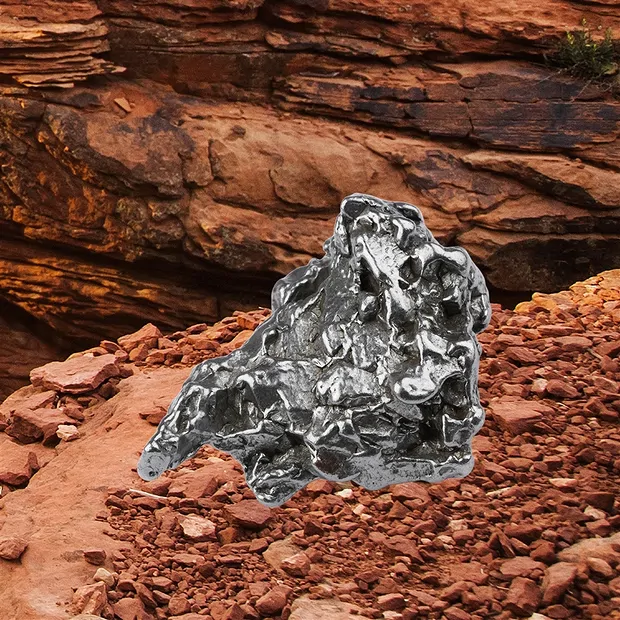 Meteorit (Campo del Cielo), 5,4cm, Unikat 091 | Edelsteine, Heilsteine & Schmuck