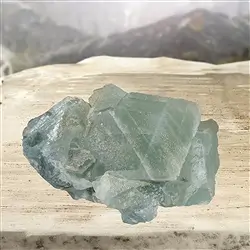 2806072006 Pasos fluorita única 006, 13cm | piedras preciosas, piedras curativas y joyería