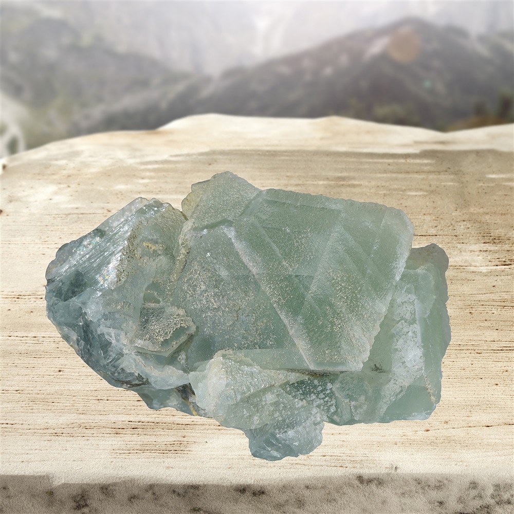 Cluster fluorite unique 006, 13cm | wholesaler gems, healing stones & jewelry