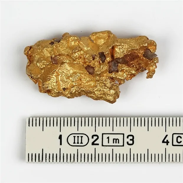 Pepita de oro Australia Oro Triángulo único 36,7g único 069 | Marco Schreier