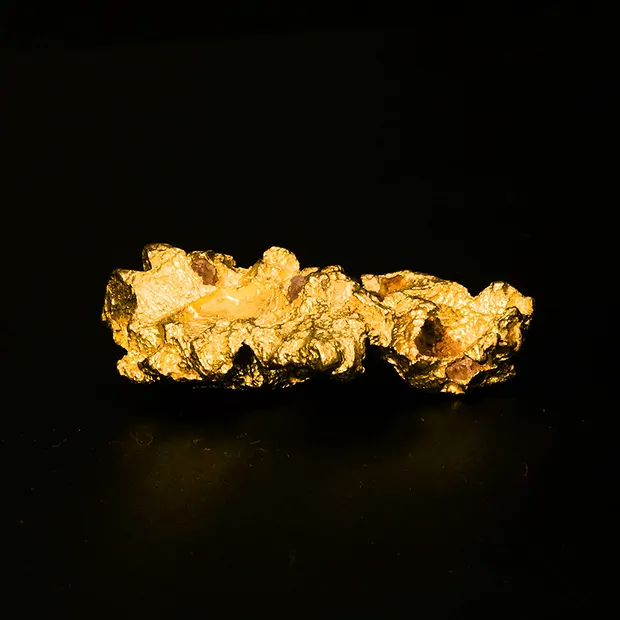 Pepita de oro Australia Oro Triángulo único 36,7g único 069 | Marco Schreier