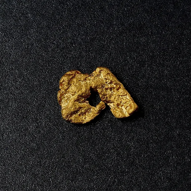 Pepita d'oro 1,65 g unica 150 | gemme, pietre curative e gioielli all'ingrosso