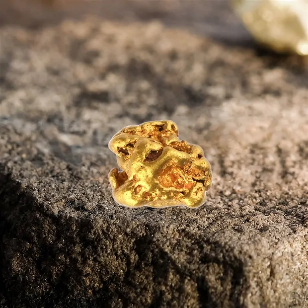 Goldnugget Australien Kalgoorlie 1,1g Unikat 158 | Marco Schreier