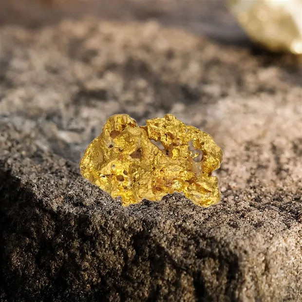 Gold nugget Australia Kalgoorlie 0,9g unique 161 | Marco Schreier