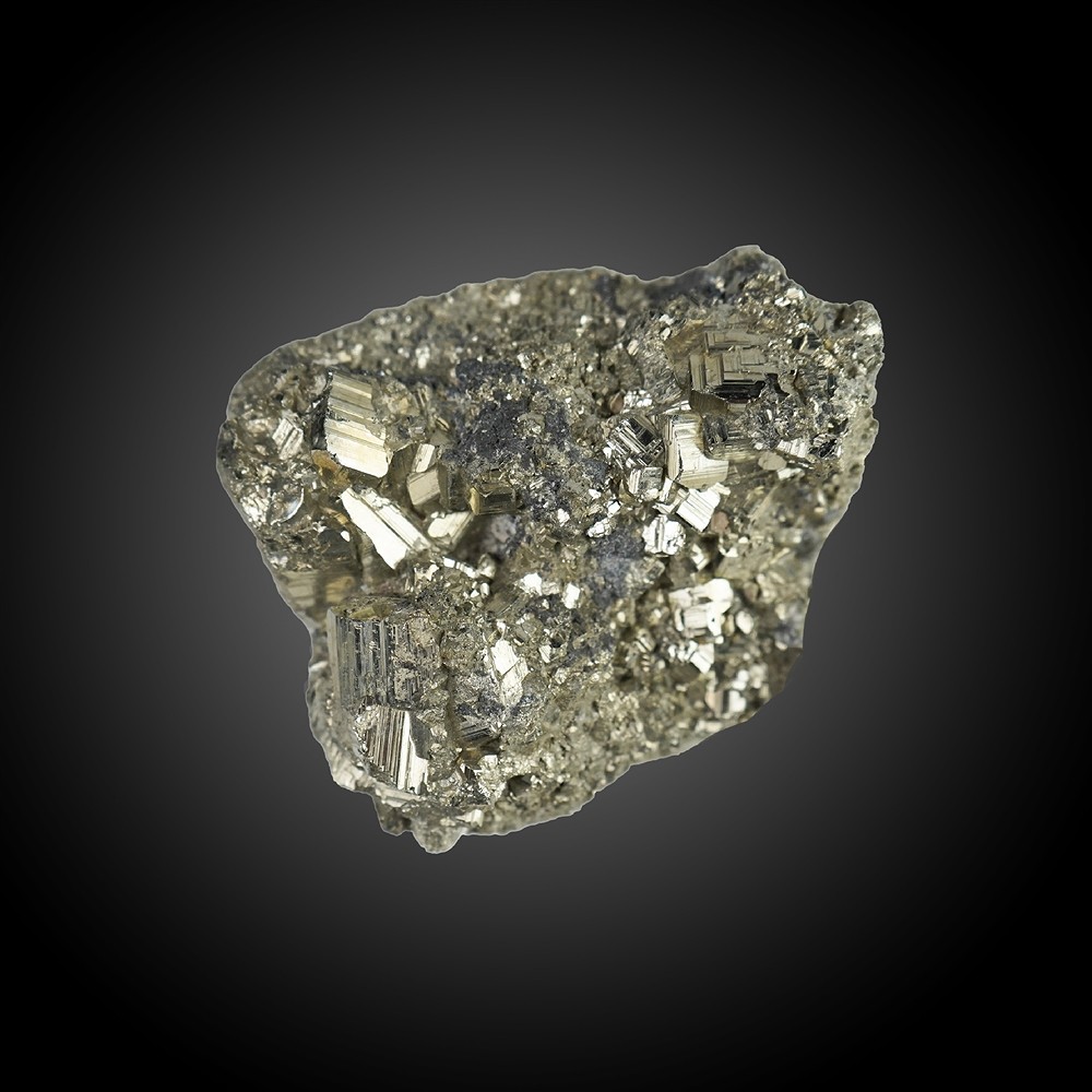 Pierre brute Pyrite UNIKAT 049, 11 x 9cm  | Marco Schreier