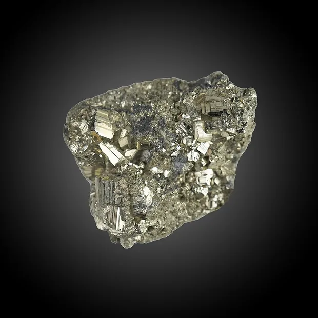 Pierre brute Pyrite UNIKAT 049, 11 x 9cm | Marco Schreier