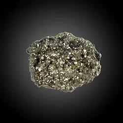 2806124051 Rough stones Pyrite UNIKAT 051, 11,5 x 9,3cm  | gems, healing stones & jewelry