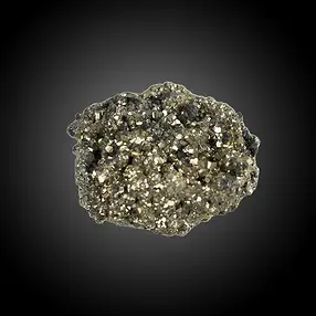 Pierre brute Pyrite UNIKAT 051, 11,5 x 9,3cm  | Marco Schreier