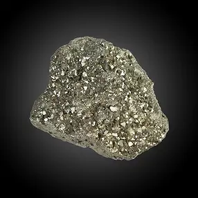 Rough stones Pyrite UNIKAT 054, 15,4 x 10,8cm  | gems, healing stones & jewelry
