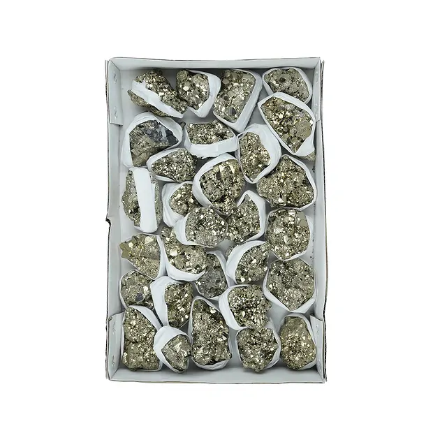 Pyrite steps Flat UNIKAT 064 | wholesale supplier gems, healing stones & jewelry