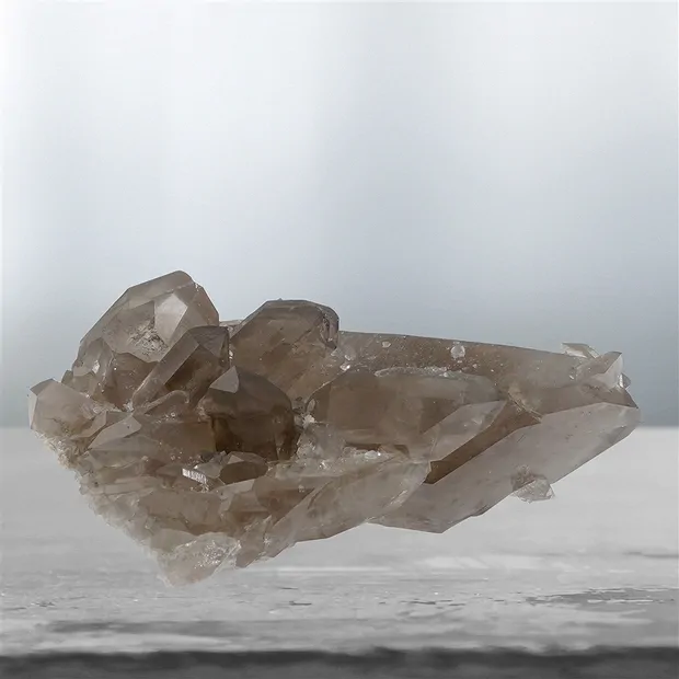 Cluster Smoky Quartz unique 013, 8cm | wholesaler gems, healing stones & jewelry