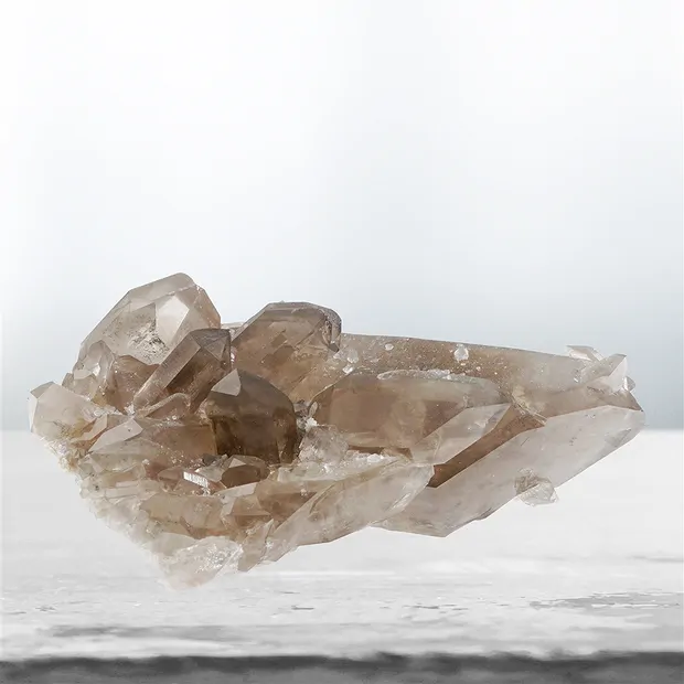 Cluster Smoky Quartz unique 013, 8cm | wholesaler gems, healing stones & jewelry