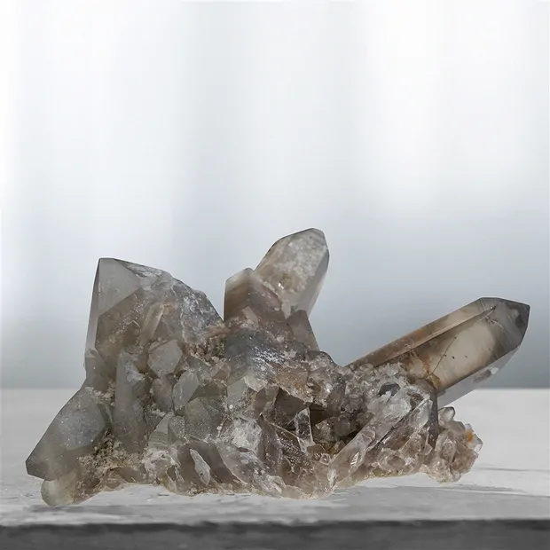 Cluster Smoky Quartz unique 023, 16cm | wholesale gems, healing stones & jewelry