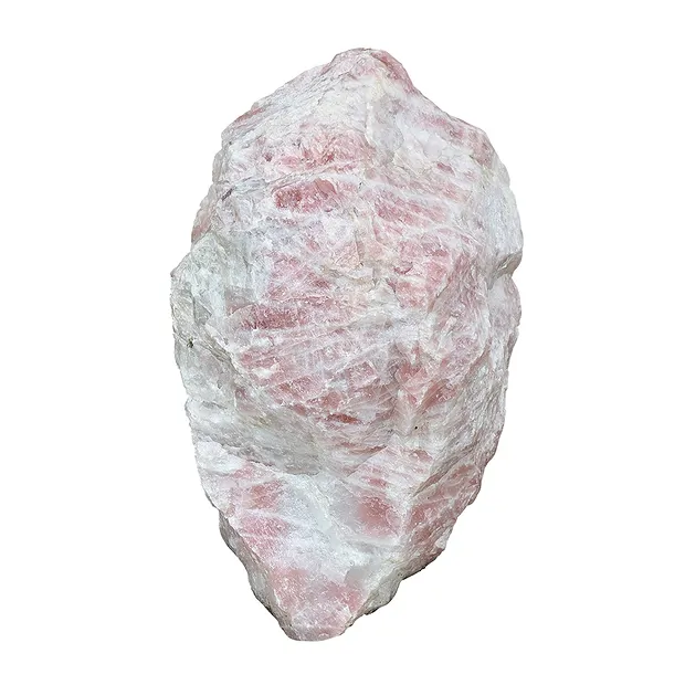 Pierre brute Quartz rose Pièces uniques 015 (78cm / 372kg) | Marco Schreier