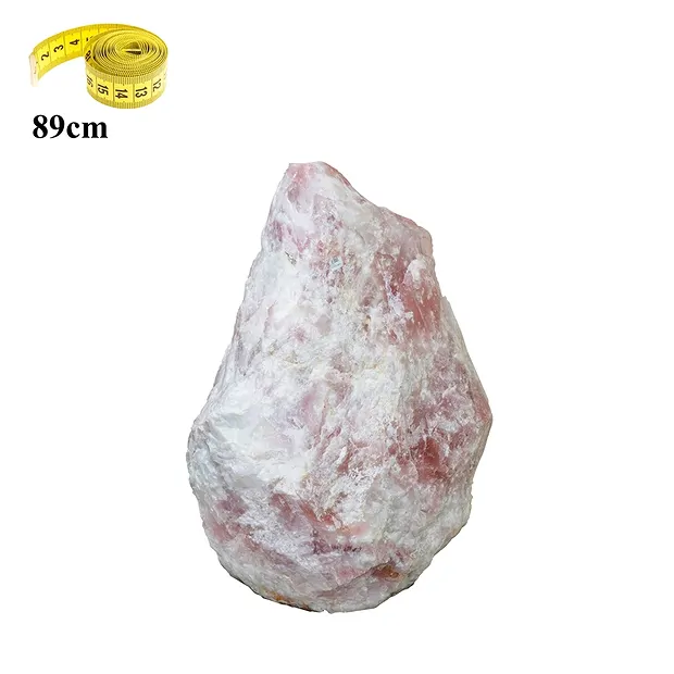 Pietra grezza Quarzo rosa esemplare unico 018, (89cm / 310kg) | Marco Schreier