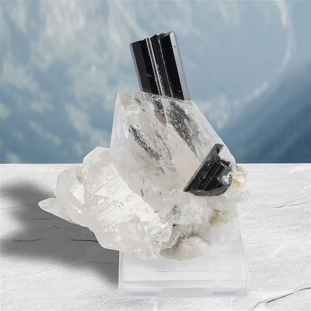 Turmalina negra (Skardu), 6,0cm, único 008 | Marco Schreier