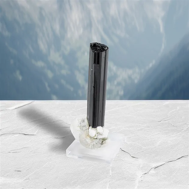 Cristal Schorl (Skardu), 5,0cm, Pièces uniques 012 | Marco Schreier